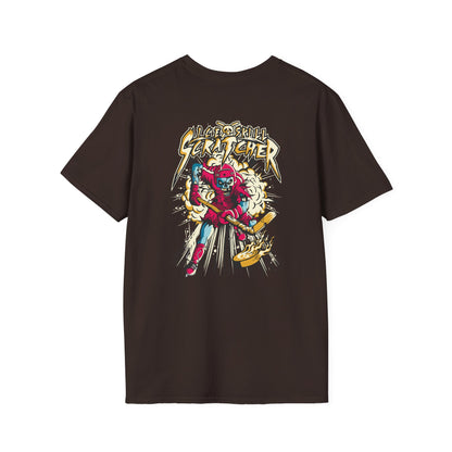 Street Gamer Graphic T-Shirt — Retro Arcade Hockey Skull Design