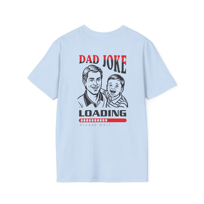 Dad Joke Loading T-Shirt — Funny Father’s Day Tee with Retro Dad & Kid Design