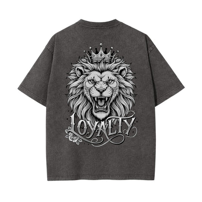 Loyalty Crowned Lion Tee | Urban Streetwear Graphic T-Shirt