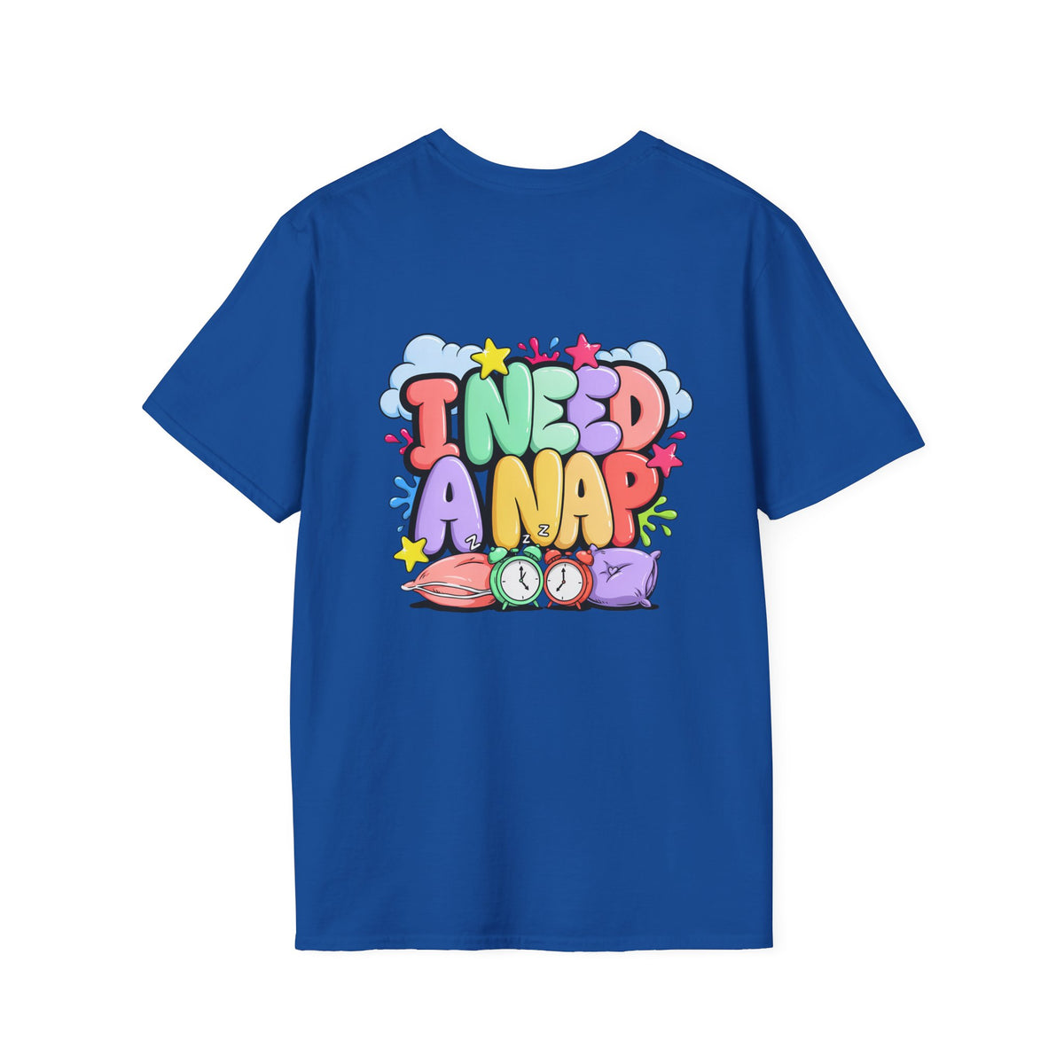 I Need A Nap T-Shirt — Cute Colorful Sleepy Graphic Tee