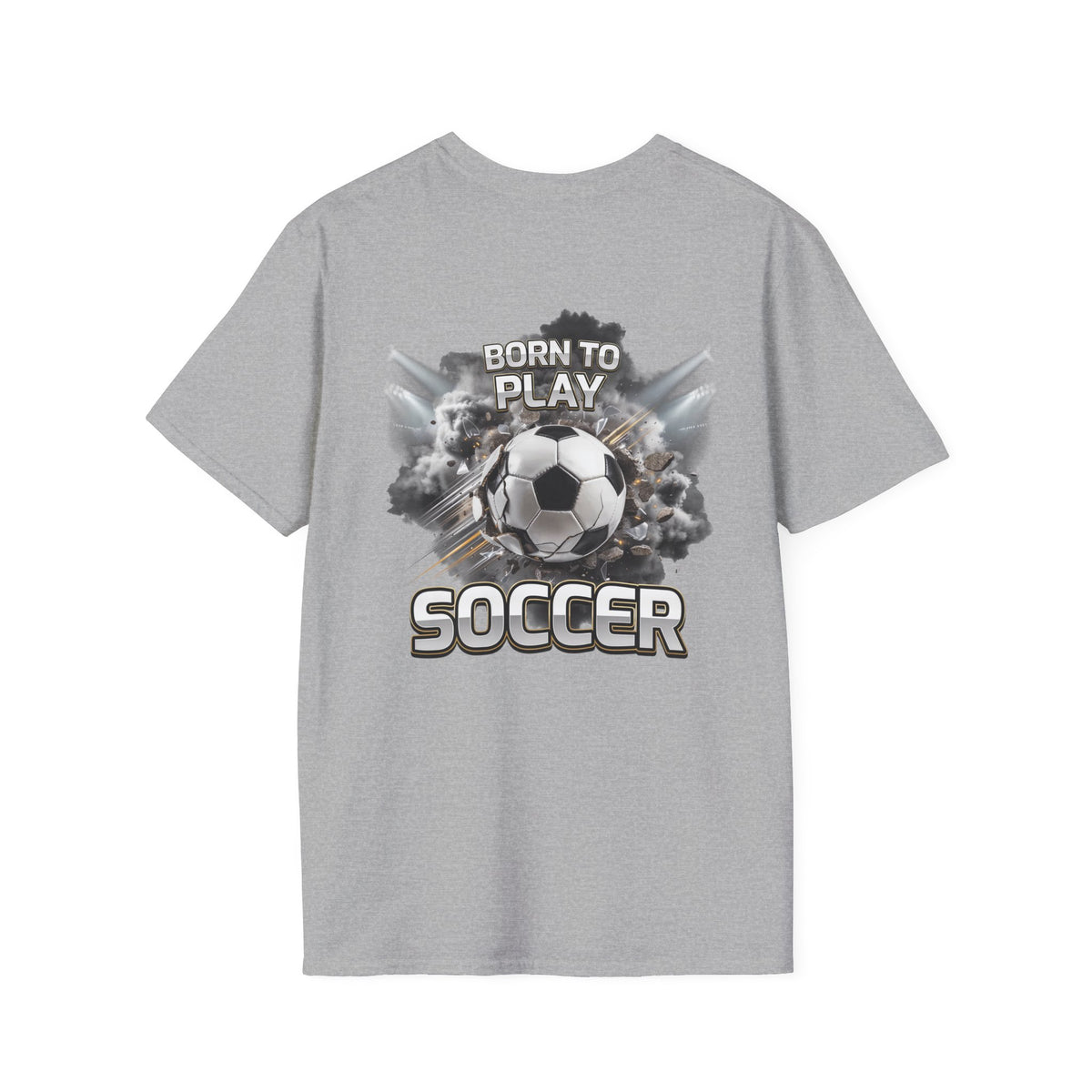 Soccer T-Shirt — "Born to Play" Graphic Tee