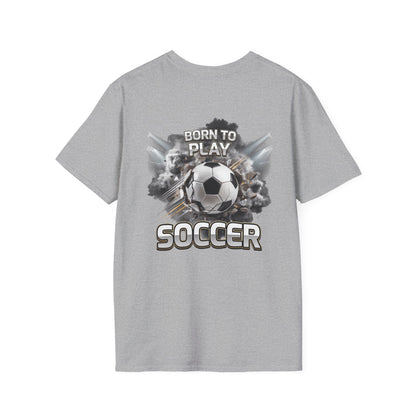 Soccer T-Shirt — "Born to Play" Graphic Tee