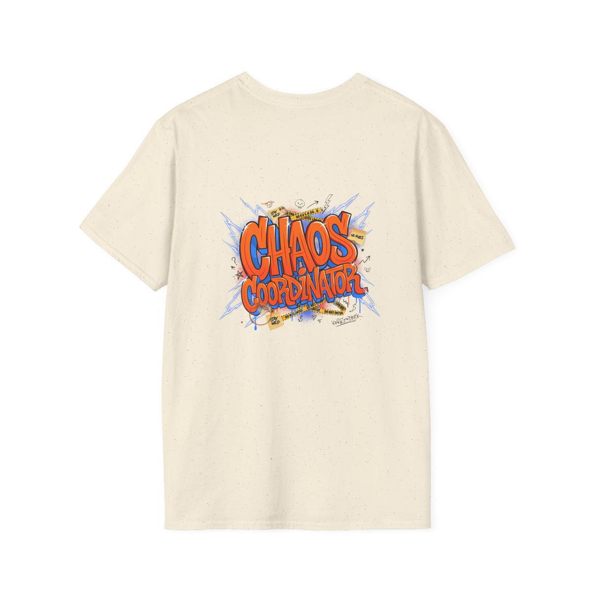 Chaos Coordinator T-Shirt — Funny Cartoon Office Humor Tee