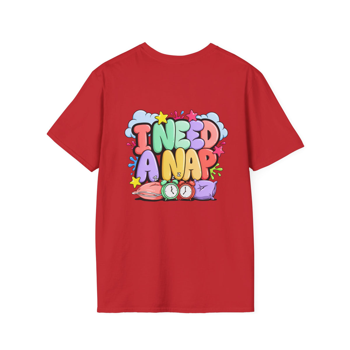 I Need A Nap T-Shirt — Cute Colorful Sleepy Graphic Tee