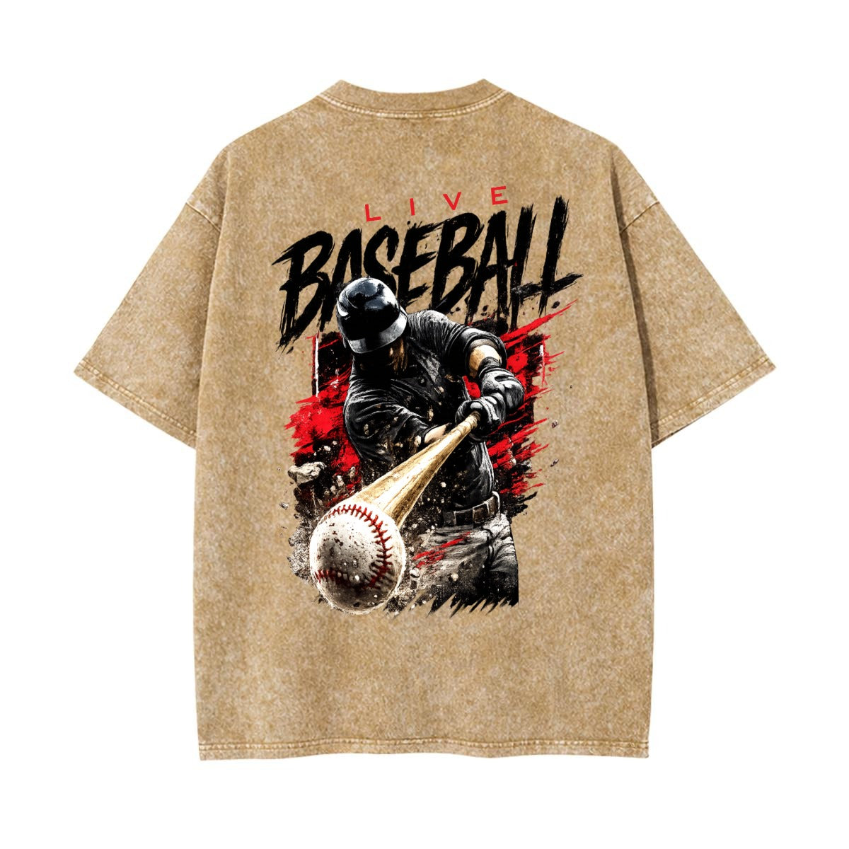 Live Baseball T Shirt | Baseball Player Graphic Tee