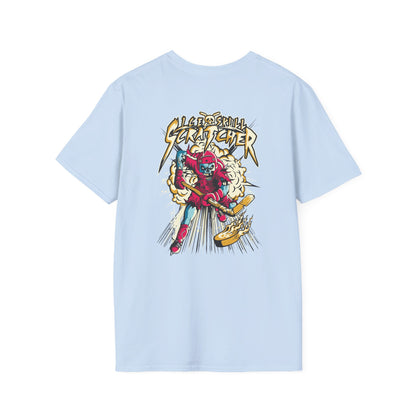Street Gamer Graphic T-Shirt — Retro Arcade Hockey Skull Design