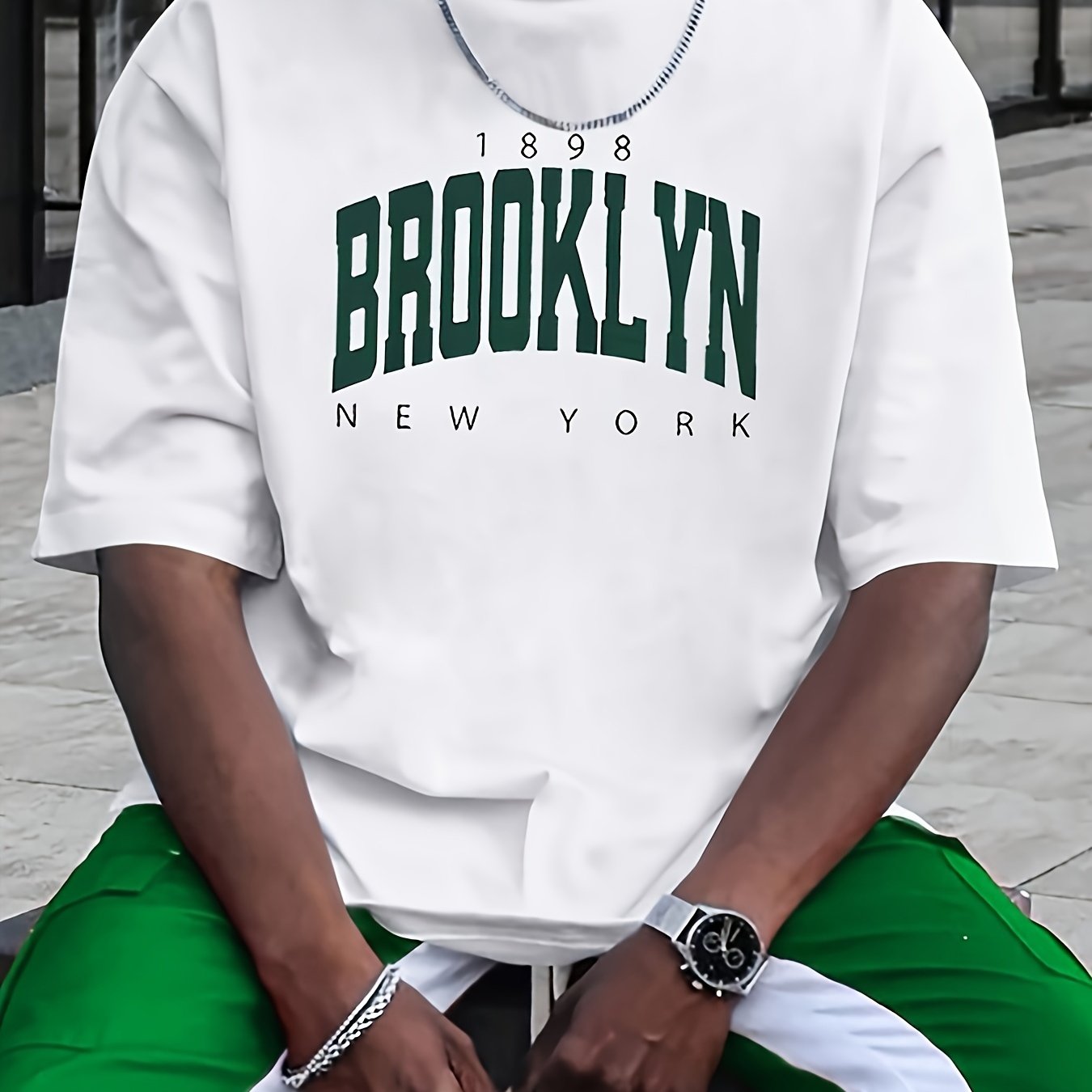 Brooklyn 1898 Men's Oversized Tee