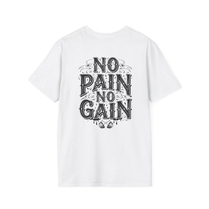 No Pain No Gain T-Shirt — Motivational Gym Shirt