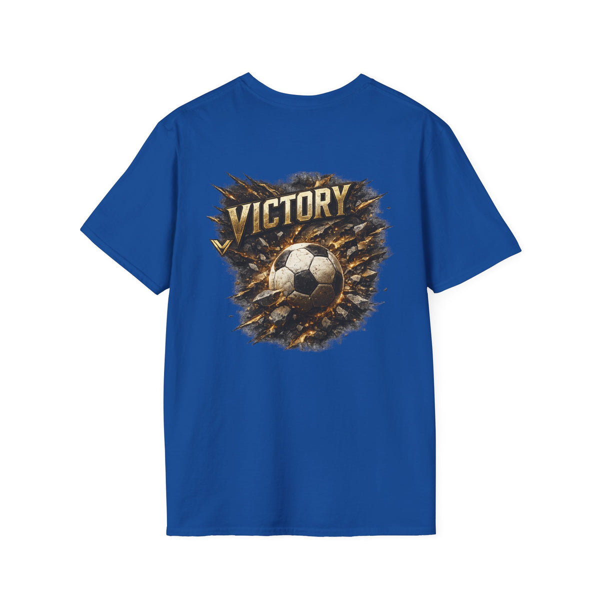 Victory Soccer T-Shirt — Vintage Grunge Football Graphic