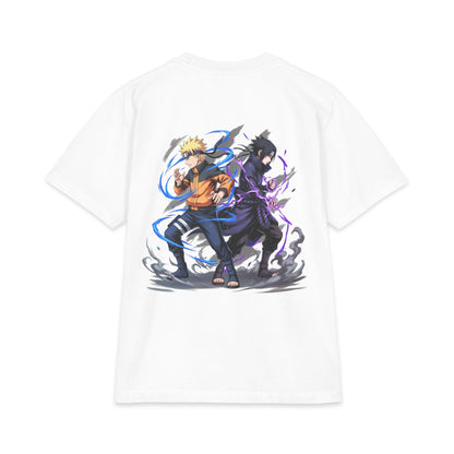 Naruto & Sasuke Anime T‑Shirt — Dual Ninjas Graphic Tee