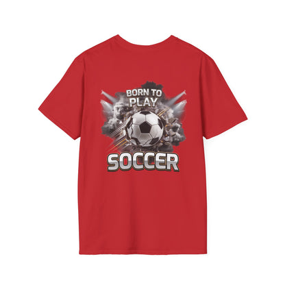 Soccer T-Shirt — "Born to Play" Graphic Tee