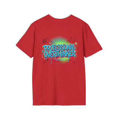 Professional Overthinker T-Shirt — Graffiti Street Style Graphic Tee