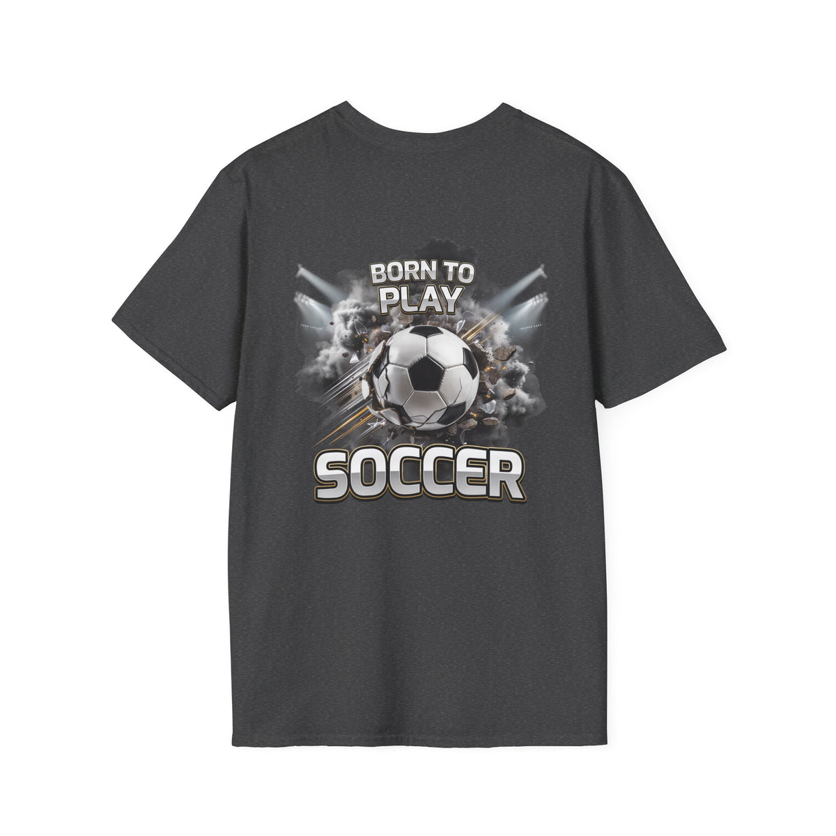 Soccer T-Shirt — "Born to Play" Graphic Tee
