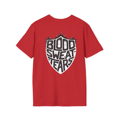 Blood Sweat Tears Motivational Graphic T-Shirt