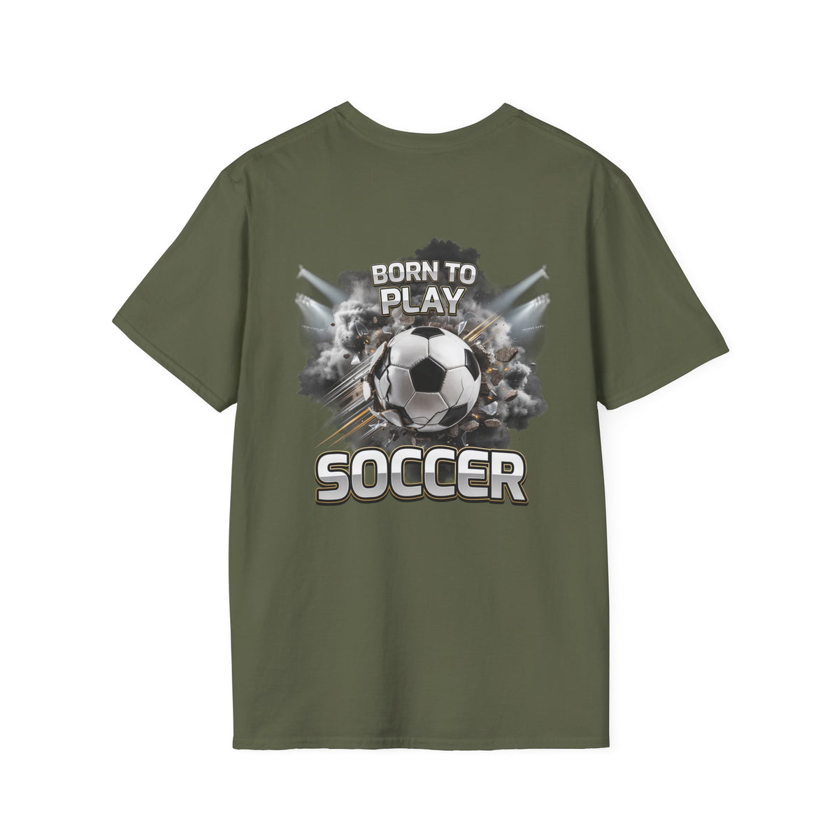 Soccer T-Shirt — "Born to Play" Graphic Tee