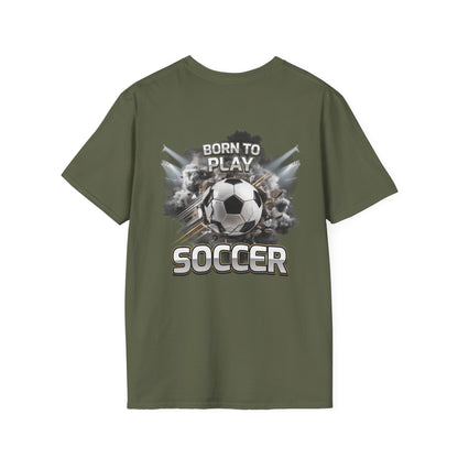 Soccer T-Shirt — "Born to Play" Graphic Tee