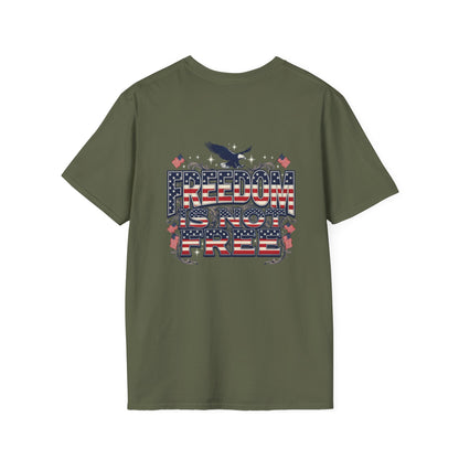 Freedom Is Not Free T-Shirt — American Flag Eagle Patriotic Tee