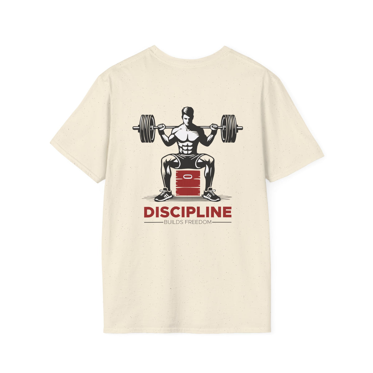 Discipline Weightlifting T-Shirt — Motivational Gym Workout Tee
