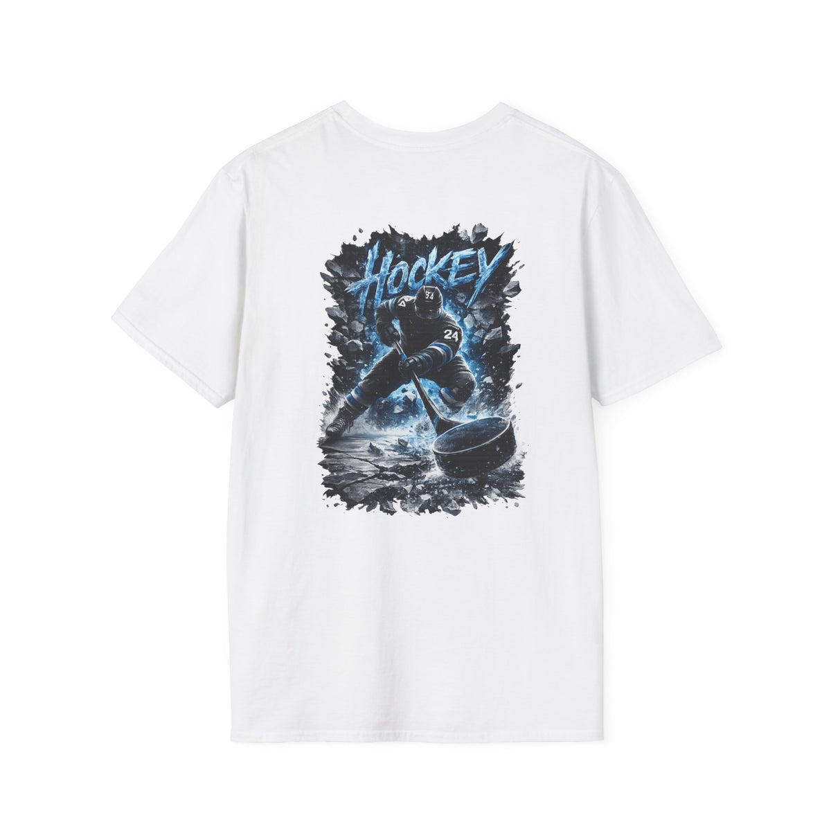 Hockey Graphic T-Shirt – Dynamic Ice Player Design