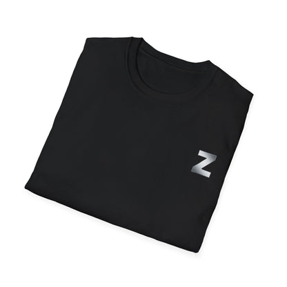 Hockey Player Graphic T‑Shirt — Dynamic Blue Ice Skater Design