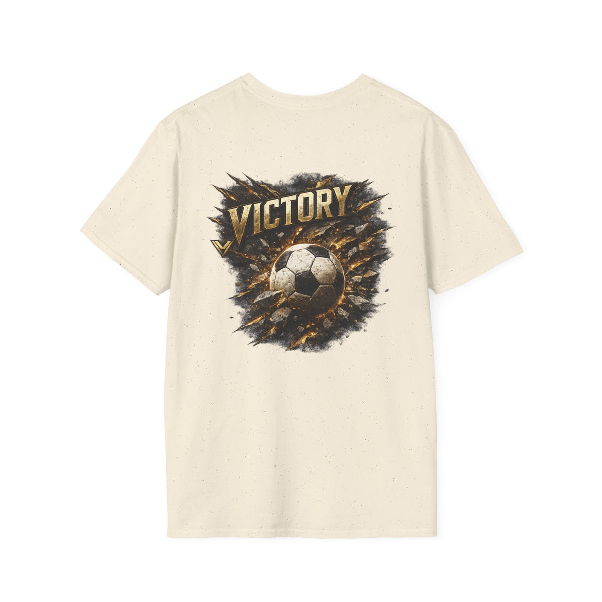 Victory Soccer T-Shirt — Vintage Grunge Football Graphic