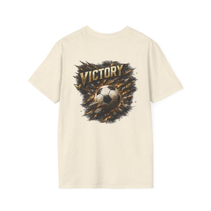 Victory Soccer T-Shirt — Vintage Grunge Football Graphic