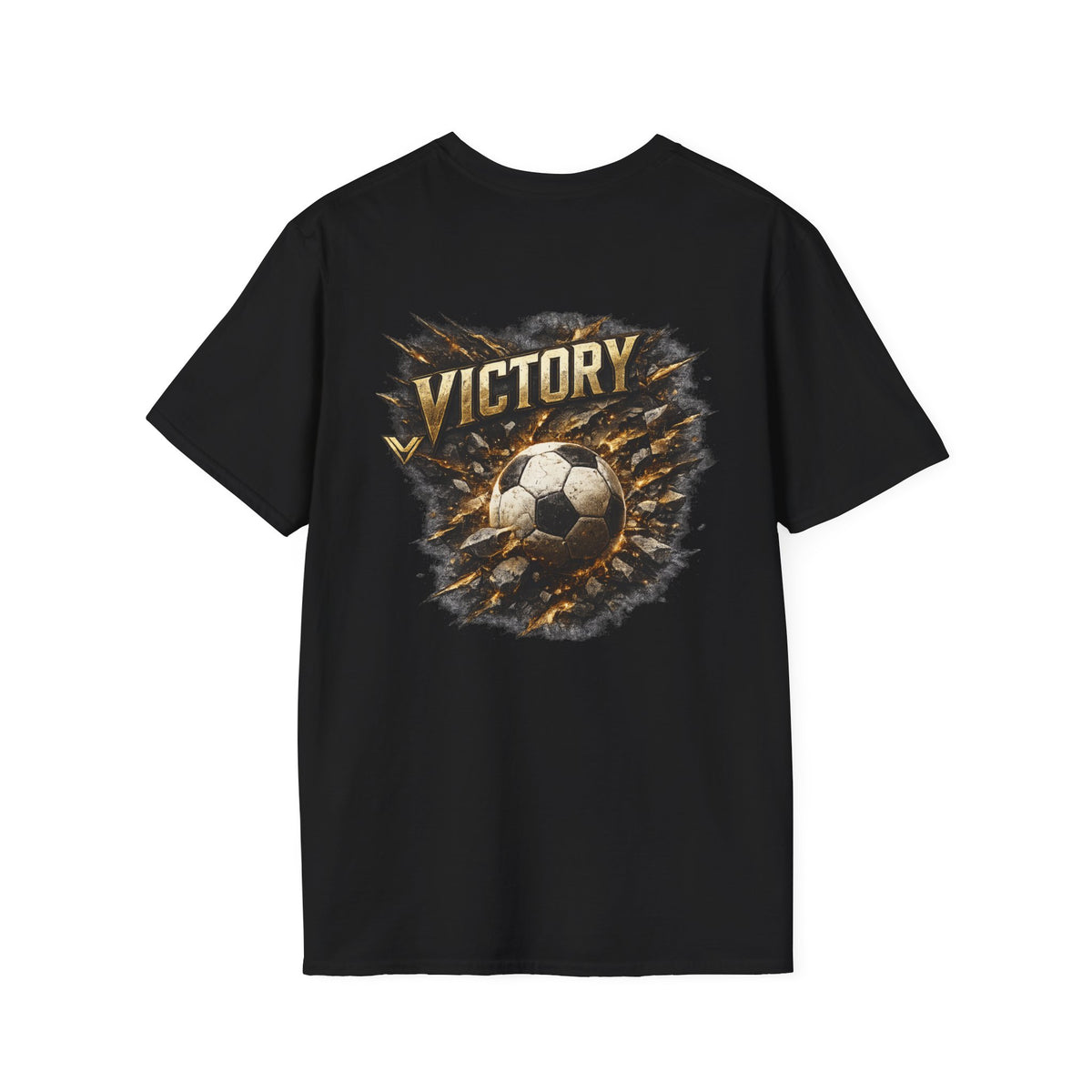 Victory Soccer T-Shirt — Vintage Grunge Football Graphic