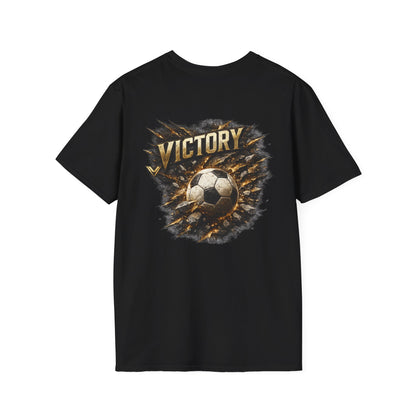 Victory Soccer T-Shirt — Vintage Grunge Football Graphic