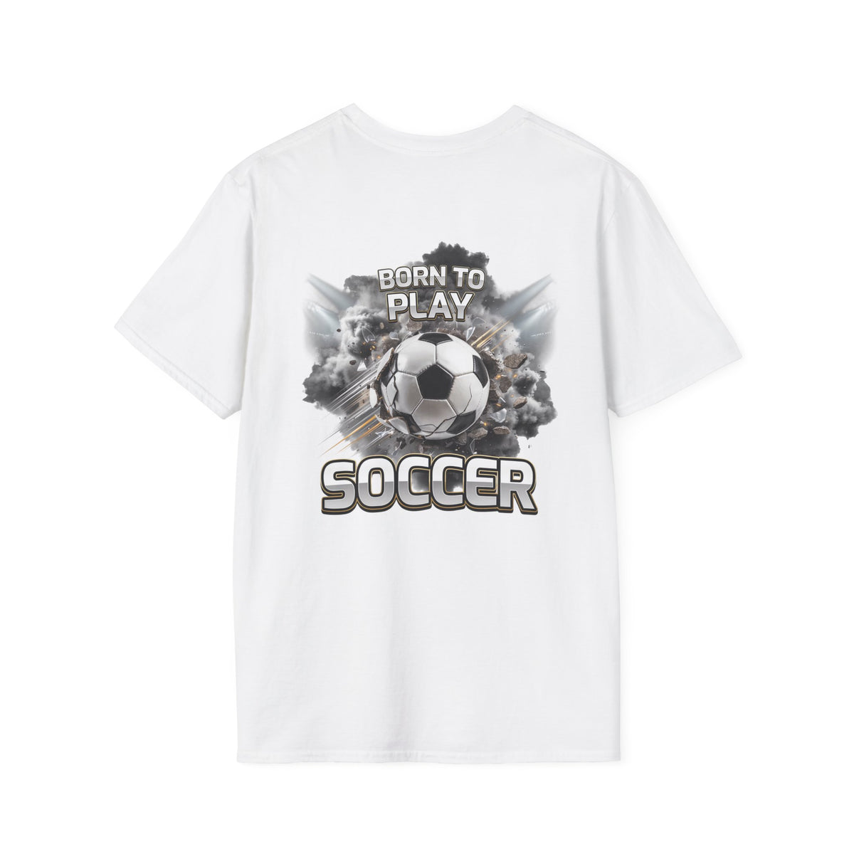 Soccer T-Shirt — "Born to Play" Graphic Tee