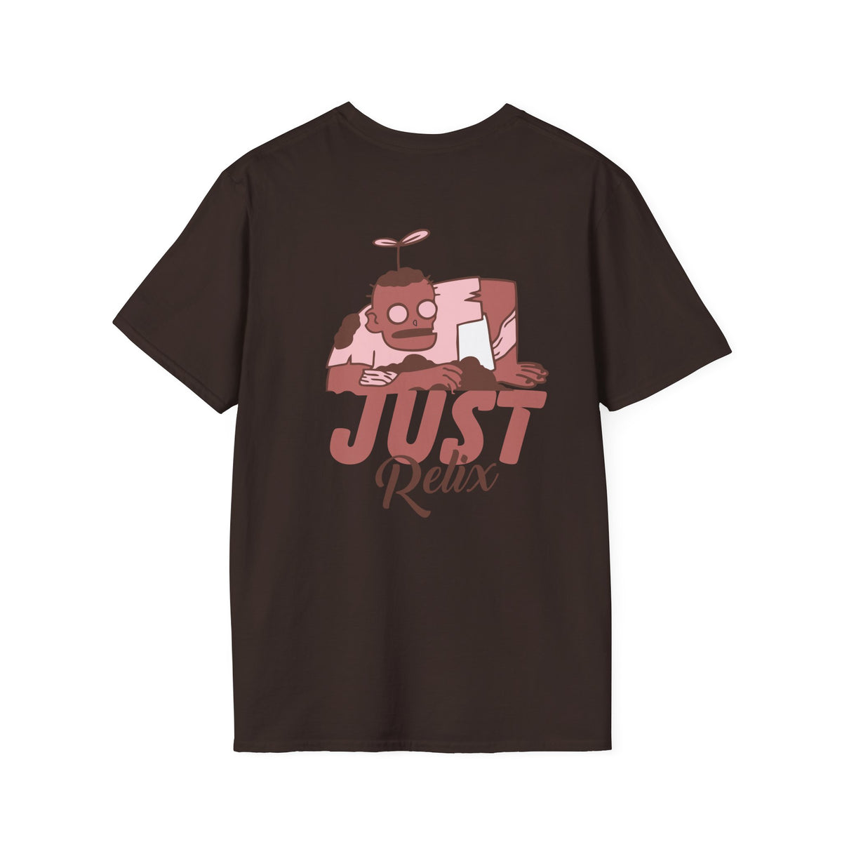 Just Relax Graphic T-Shirt — Casual Cartoon Chill Vibes Tee