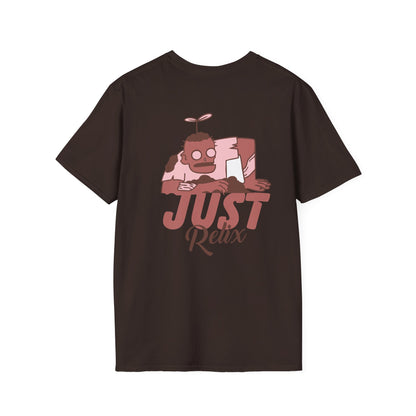 Just Relax Graphic T-Shirt — Casual Cartoon Chill Vibes Tee