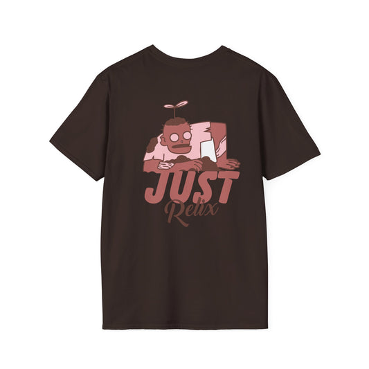 Just Relax Graphic T-Shirt — Casual Cartoon Chill Vibes Tee