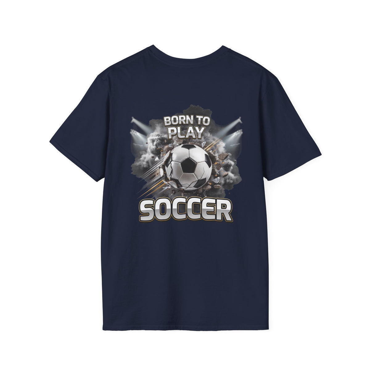 Soccer T-Shirt — "Born to Play" Graphic Tee