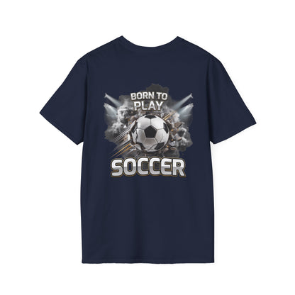 Soccer T-Shirt — "Born to Play" Graphic Tee