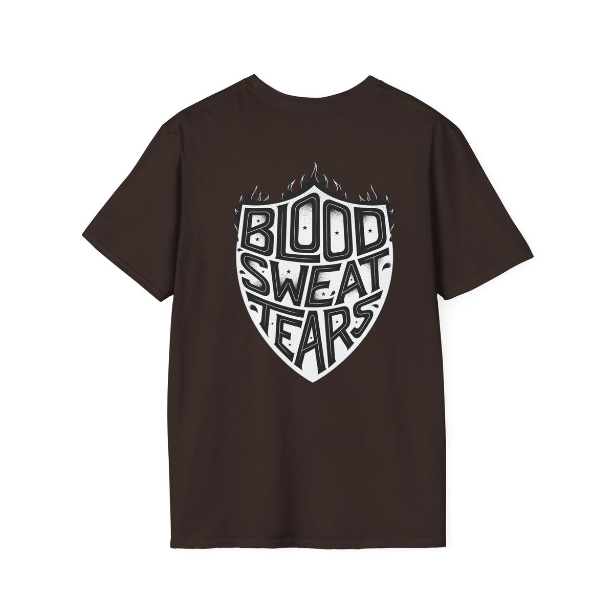 Blood Sweat Tears Motivational Graphic T-Shirt