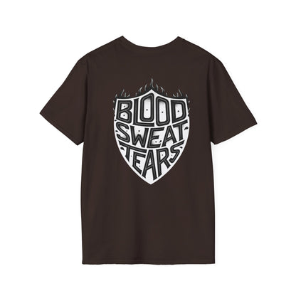 Blood Sweat Tears Motivational Graphic T-Shirt