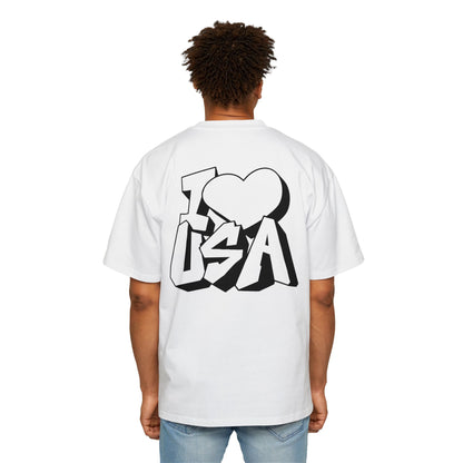 Oversized Tee - I Love USA