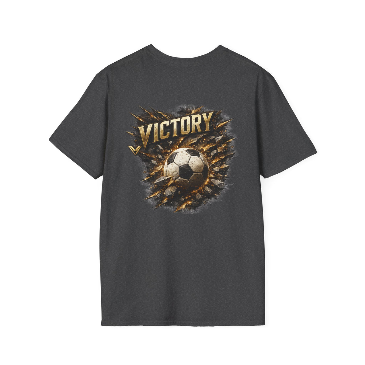 Victory Soccer T-Shirt — Vintage Grunge Football Graphic