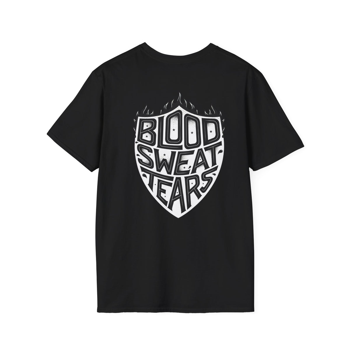 Blood Sweat Tears Motivational Graphic T-Shirt