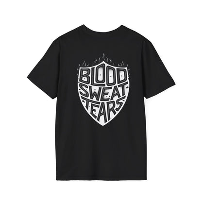 Blood Sweat Tears Motivational Graphic T-Shirt