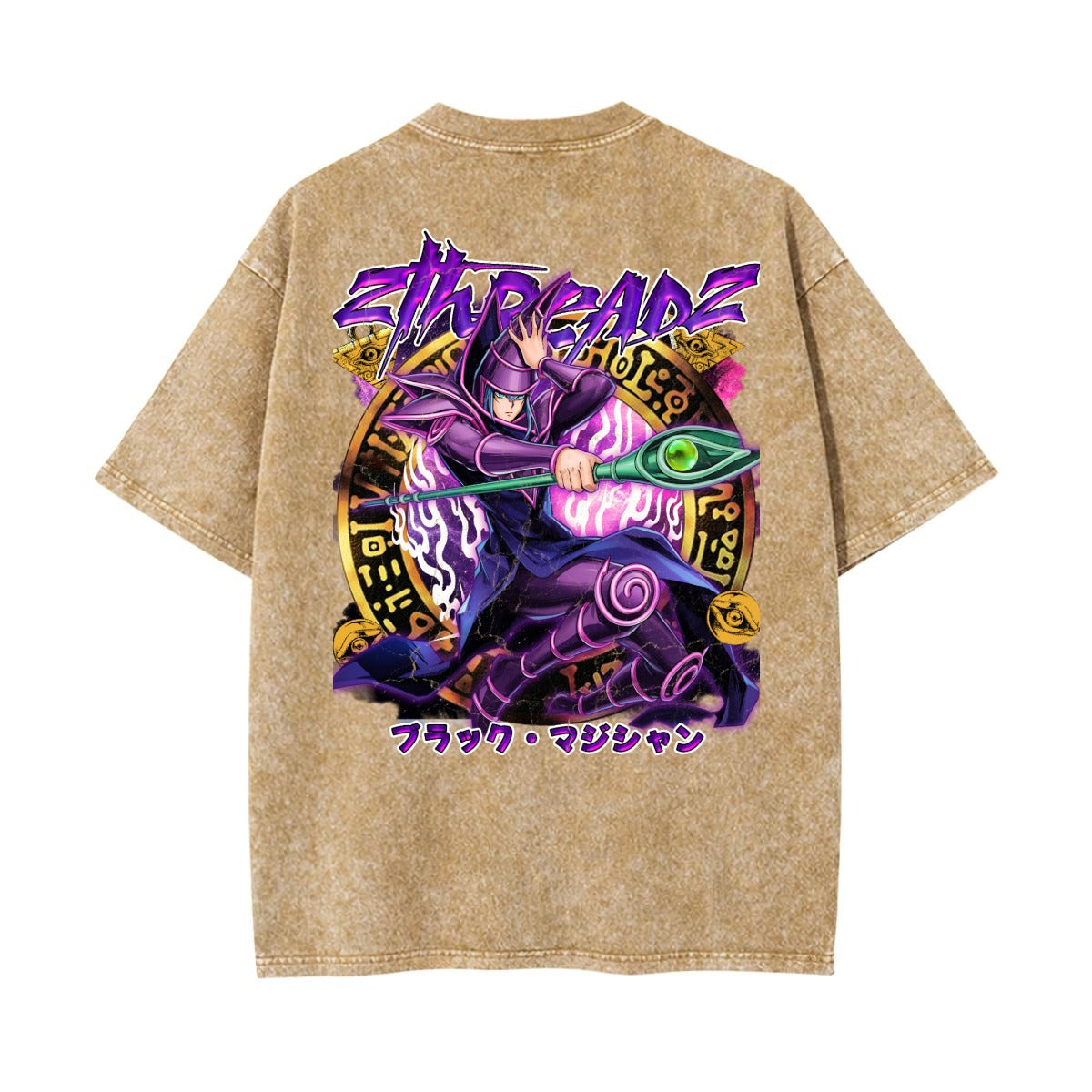 Unisex Heavyweight Washed T-shirt Printed in USA|250GSM Cotton DTG  Double-sided