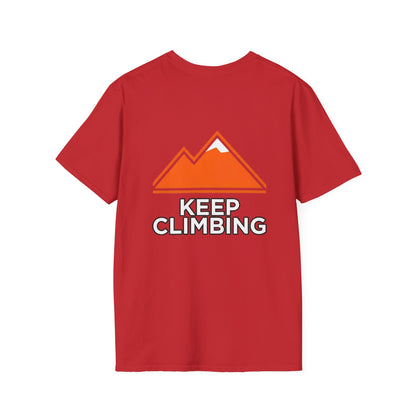 Keep Climbing T-Shirt — Mountain Graphic Motivational Tee
