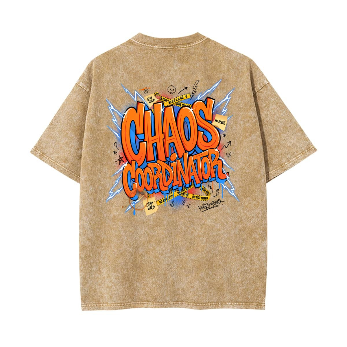 Chaos Coordinator Graphic T Shirt | Y2K Comic Pop Art Tee