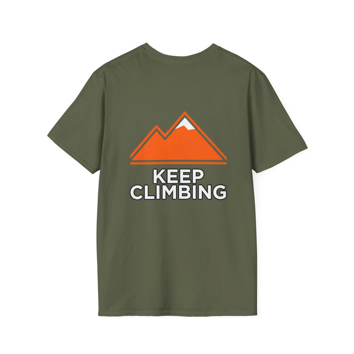 Keep Climbing T-Shirt — Mountain Graphic Motivational Tee