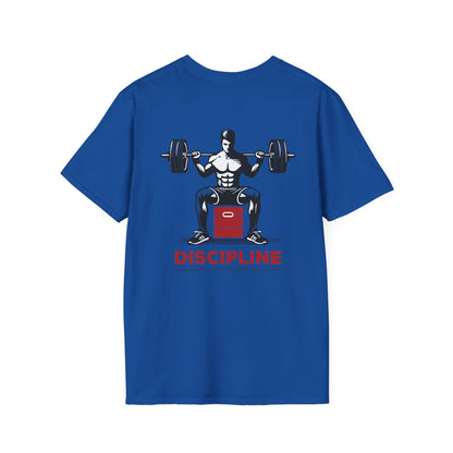 Discipline Weightlifting T-Shirt — Motivational Gym Workout Tee