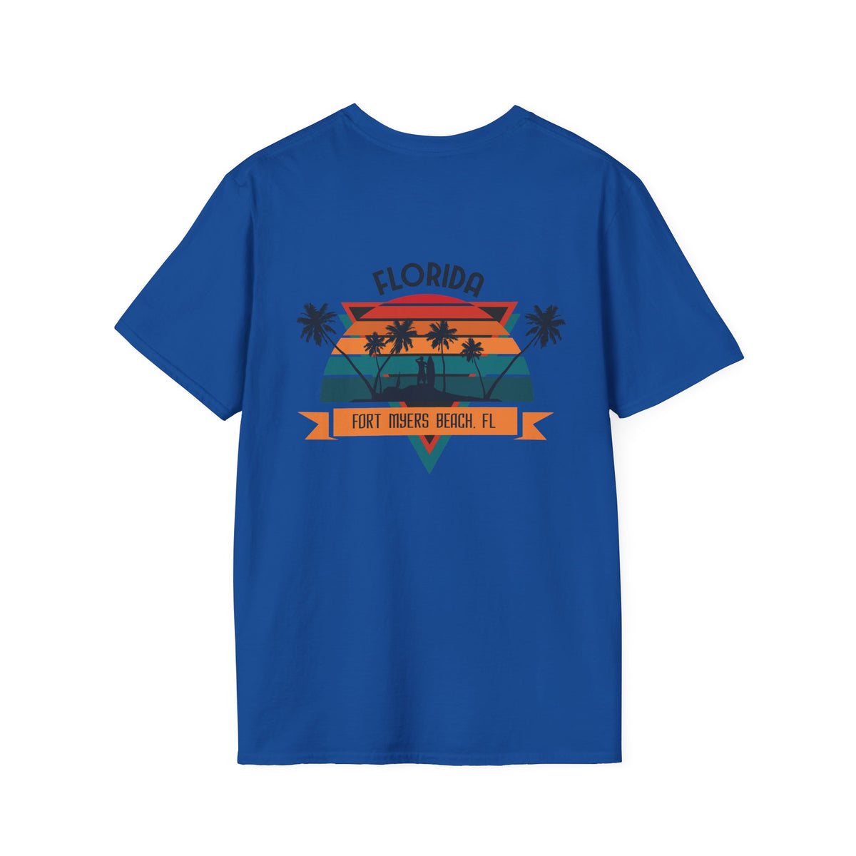 Florida Retro Palm Beach T-Shirt — Fort Myers Beach Vintage Sunset Tee