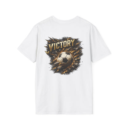 Victory Soccer T-Shirt — Vintage Grunge Football Graphic
