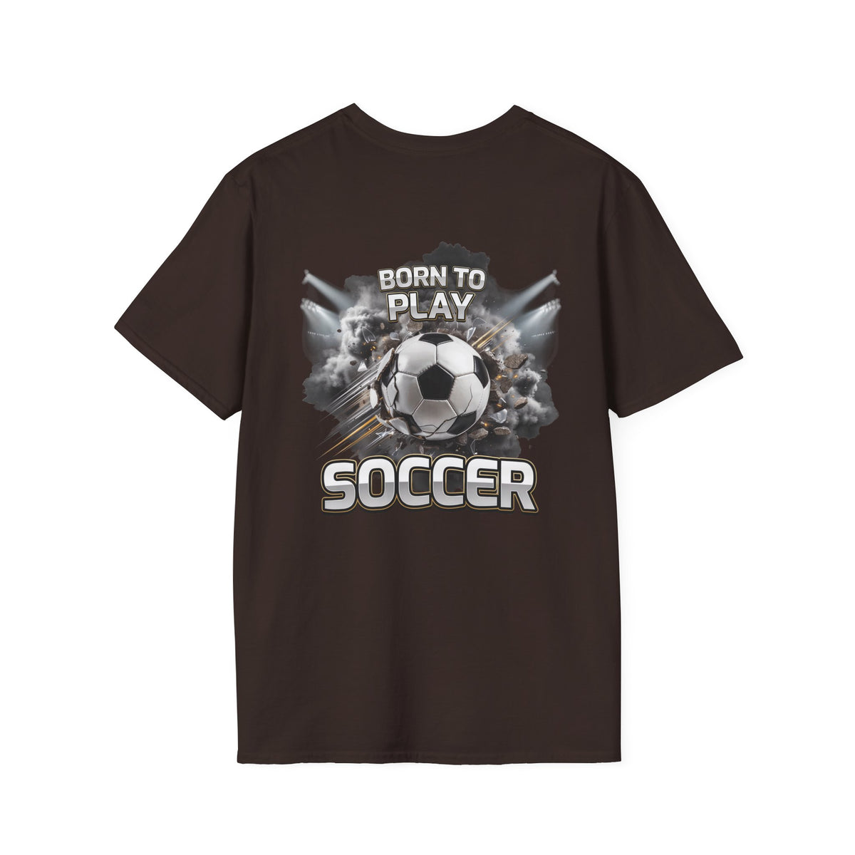 Soccer T-Shirt — "Born to Play" Graphic Tee
