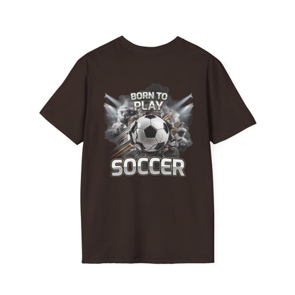 Soccer T-Shirt — "Born to Play" Graphic Tee