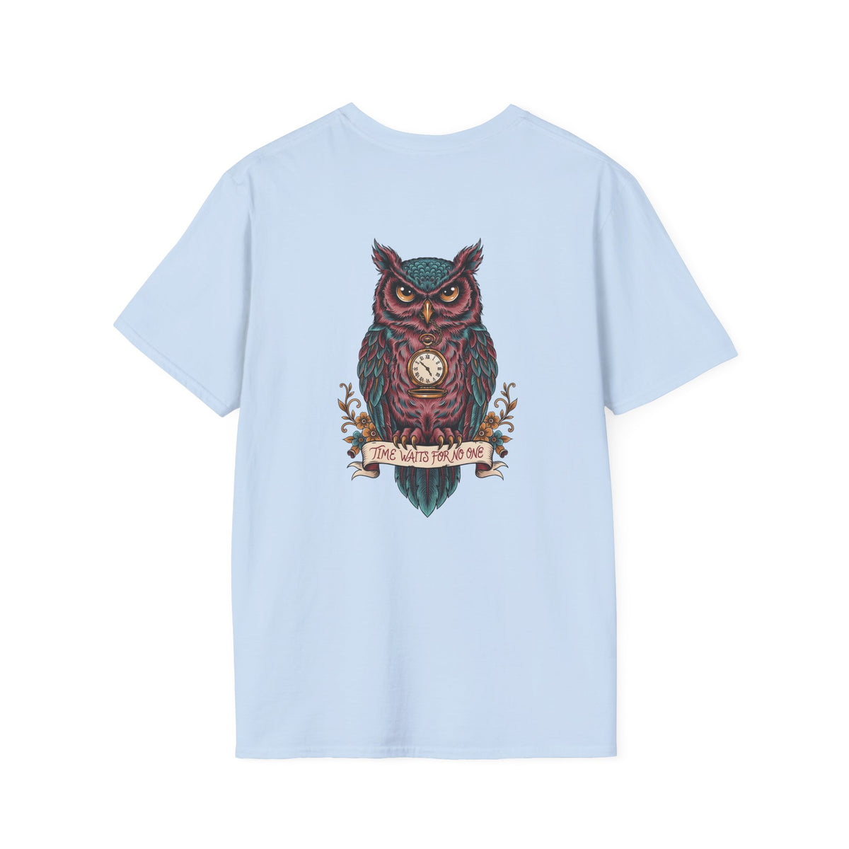 Owl Pocketwatch T-Shirt — Vintage Wise Owl Graphic Tee